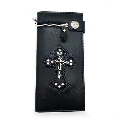 Dark Gothic Punk Long Style Wallet
