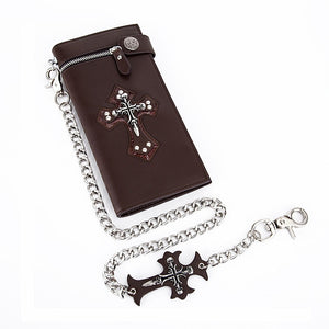 Dark Gothic Punk Long Style Wallet