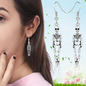 Skeleton Skull Stud Earrings