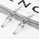 Skeleton Skull Stud Earrings