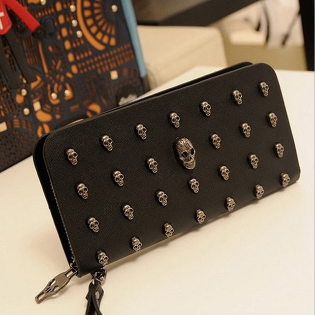 Badass Personality Leather Skull Wallet