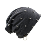 Unisex Skull Hoop Caps